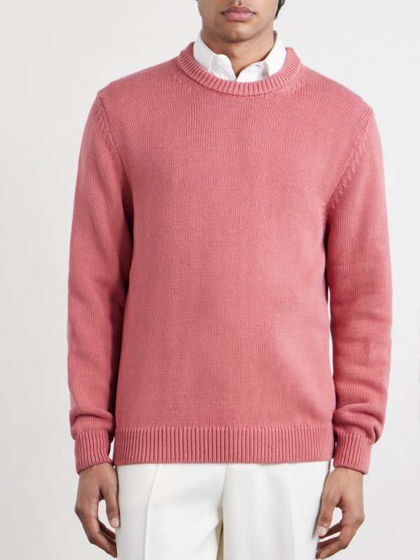 Slim-Fit Cotton Sweater - FR Slim-Fit Cotton Sweater - FR