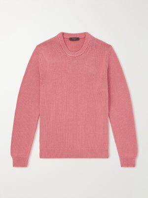 Slim-Fit Cotton Sweater