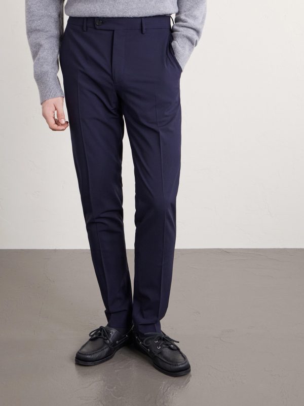 Tapered Virgin Wool-Blend Suit Trousers - FR Tapered Virgin Wool-Blend Suit Trousers - FR