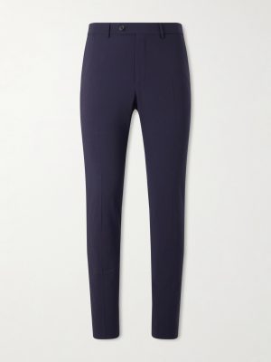 Tapered Virgin Wool-Blend Suit Trousers