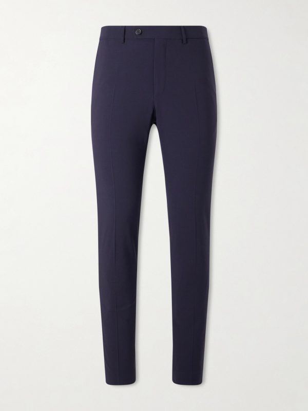 Tapered Virgin Wool-Blend Suit Trousers Tapered Virgin Wool-Blend Suit Trousers