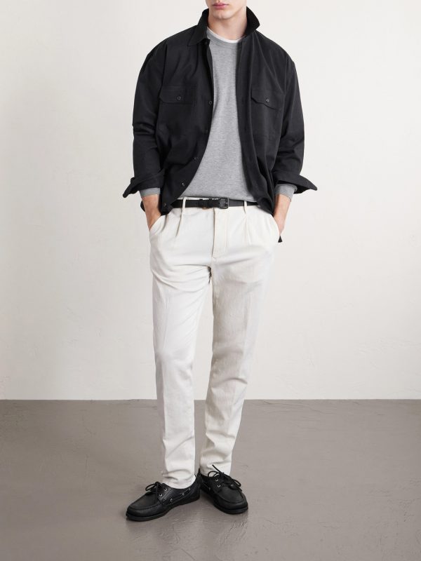 Cotton and Silk-Blend Sweater - OU