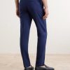 Straight-Leg Pleated Virgin Wool, Silk and Linen-Blend Trousers - BK