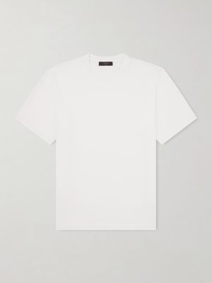 Cotton and Silk-Blend Jersey T-Shirt Cotton and Silk-Blend Jersey T-Shirt