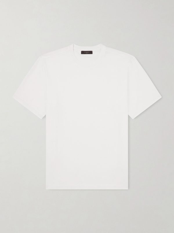 Cotton and Silk-Blend Jersey T-Shirt