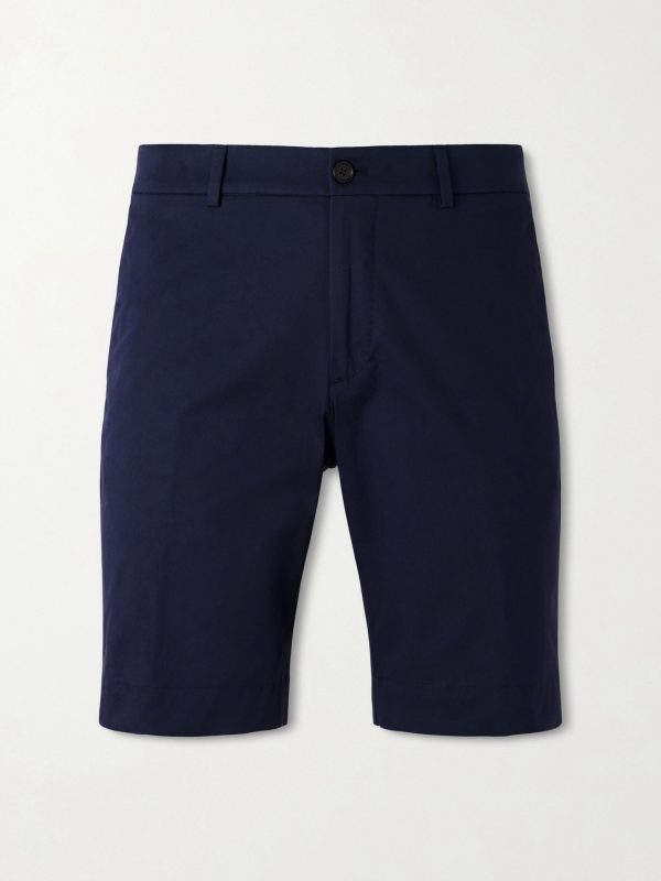 Slim-Fit Cotton-Blend Gabardine Chino Shorts