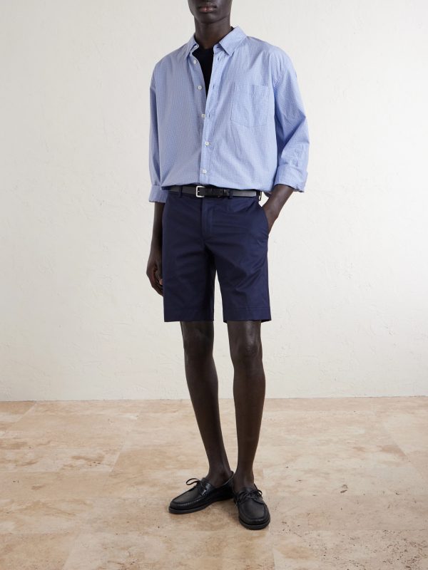 Slim-Fit Cotton-Blend Gabardine Chino Shorts - OU