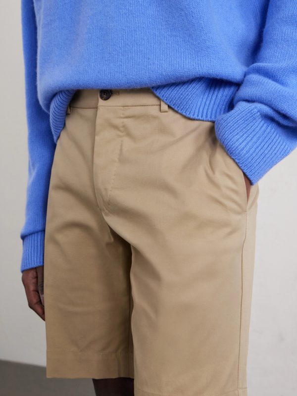 Slim-Fit Cotton-Blend Gabardine Chino Shorts - CU Slim-Fit Cotton-Blend Gabardine Chino Shorts - CU