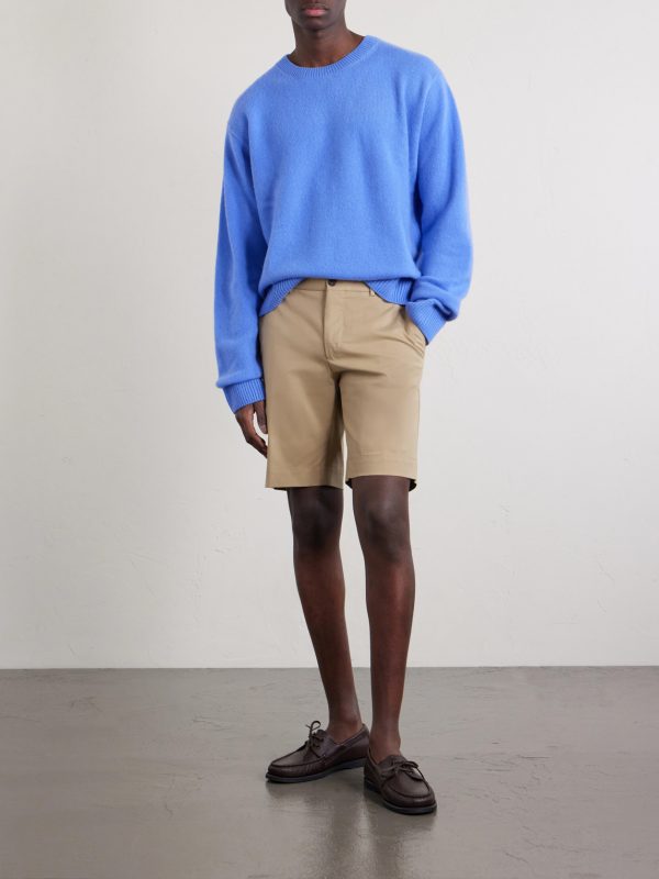 Slim-Fit Cotton-Blend Gabardine Chino Shorts - OU Slim-Fit Cotton-Blend Gabardine Chino Shorts - OU