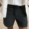 Straight-Leg Cotton-Corduroy Drawstring Shorts - CU Straight-Leg Cotton-Corduroy Drawstring Shorts - CU