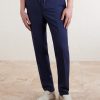 Tapered Pleated Virgin Wool, Silk and Linen-Blend Drawstring Trousers - FR
