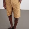 Straight-Leg Cotton and Linen-Blend Shorts - CU Straight-Leg Cotton and Linen-Blend Shorts - CU