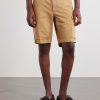 Straight-Leg Cotton and Linen-Blend Shorts - FR Straight-Leg Cotton and Linen-Blend Shorts - FR