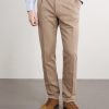 Tapered Pleated Cotton-Blend Gabardine Trousers - FR Tapered Pleated Cotton-Blend Gabardine Trousers - FR