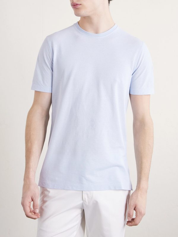 Slim-Fit Cotton-Jersey T-Shirt - FR Slim-Fit Cotton-Jersey T-Shirt - FR