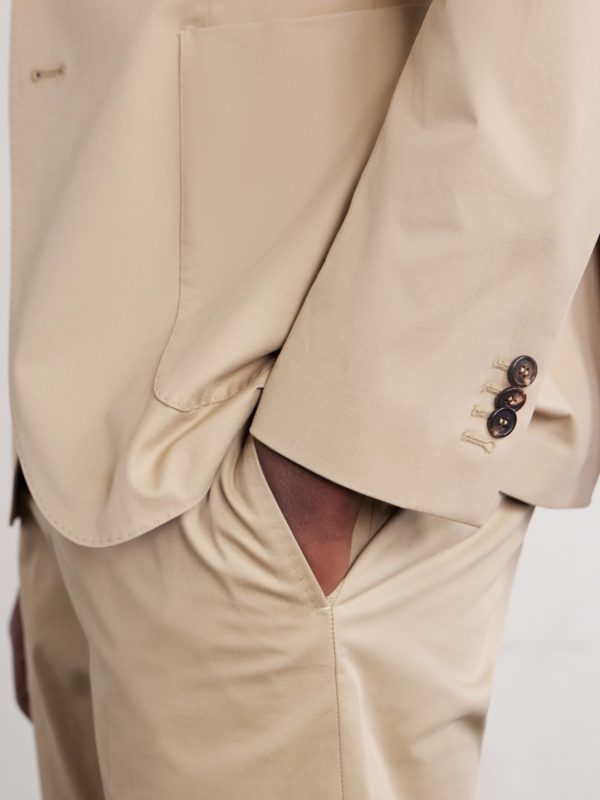 Cotton-Blend Suit Jacket - CU Cotton-Blend Suit Jacket - CU