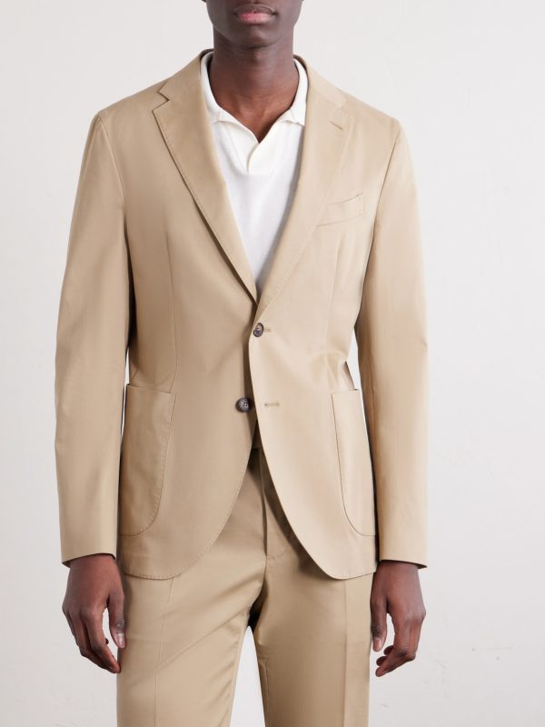 Cotton-Blend Suit Jacket - FR Cotton-Blend Suit Jacket - FR