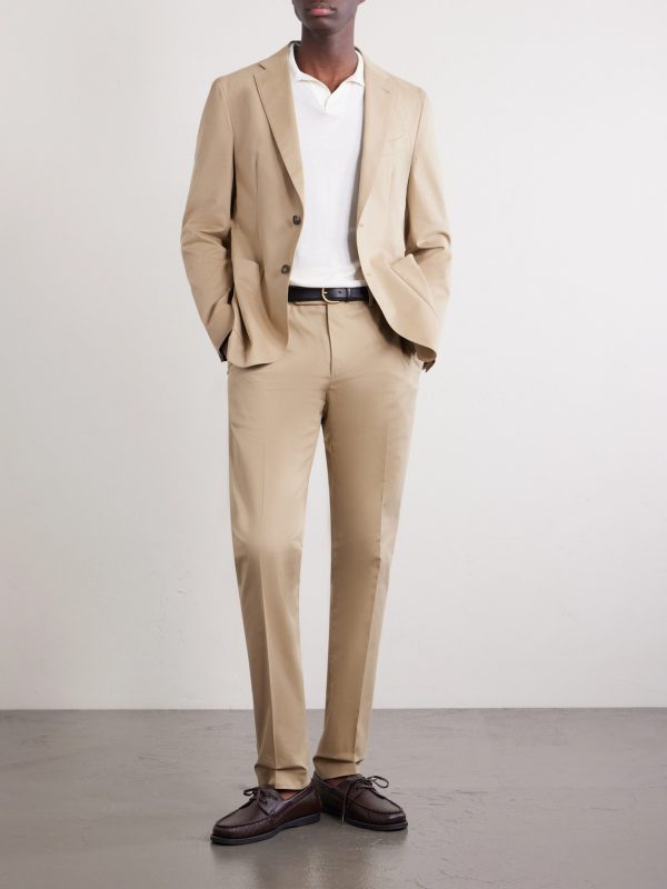 Cotton-Blend Suit Jacket - OU Cotton-Blend Suit Jacket - OU