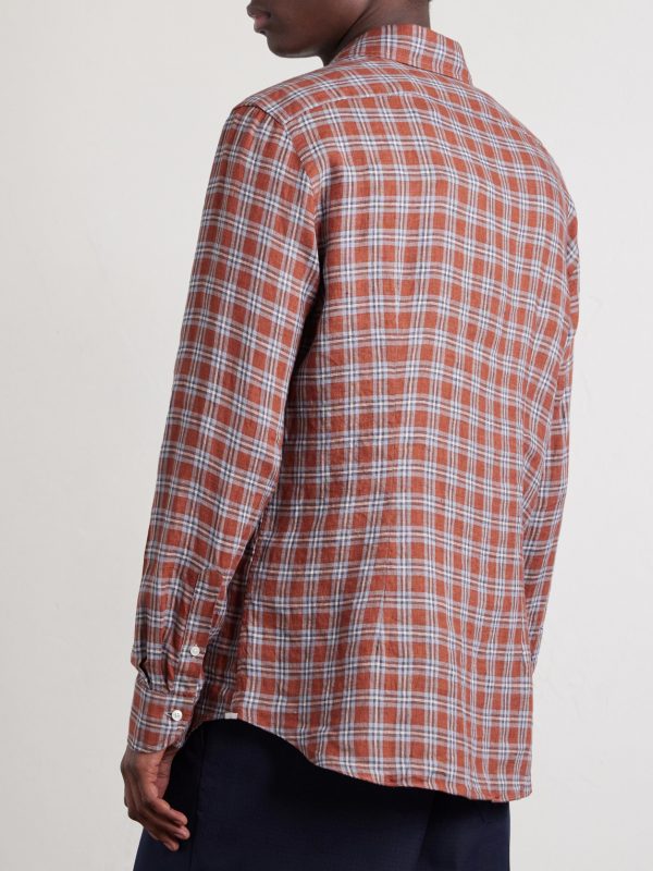 Checked Linen Shirt - BK