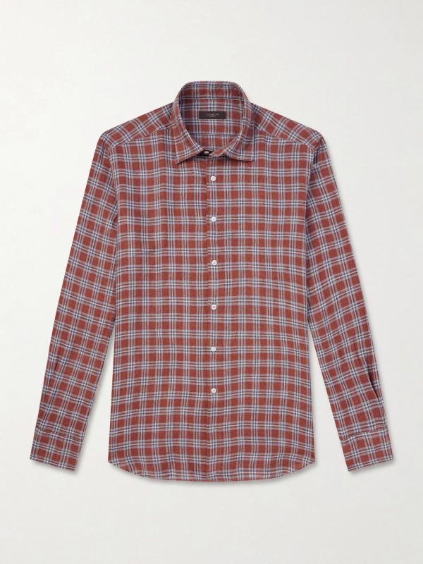 Checked Linen Shirt