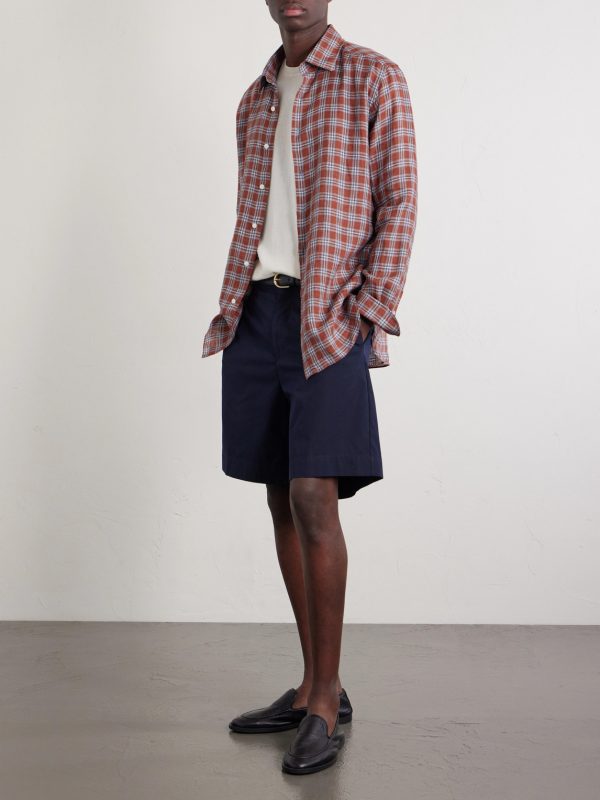 Checked Linen Shirt - OU