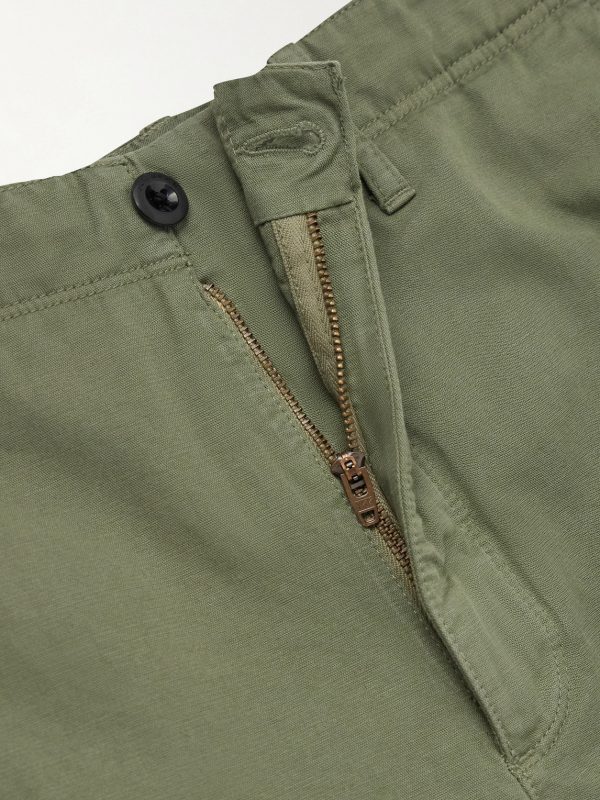 Straight-Leg Cotton and Linen-Blend Shorts - E1 Straight-Leg Cotton and Linen-Blend Shorts - E1