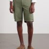 Straight-Leg Cotton and Linen-Blend Shorts - FR Straight-Leg Cotton and Linen-Blend Shorts - FR