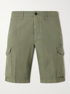 Straight-Leg Cotton and Linen-Blend Shorts Straight-Leg Cotton and Linen-Blend Shorts