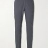 Tapered Stretch-Cotton Trousers