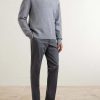 Tapered Stretch-Cotton Trousers - OU