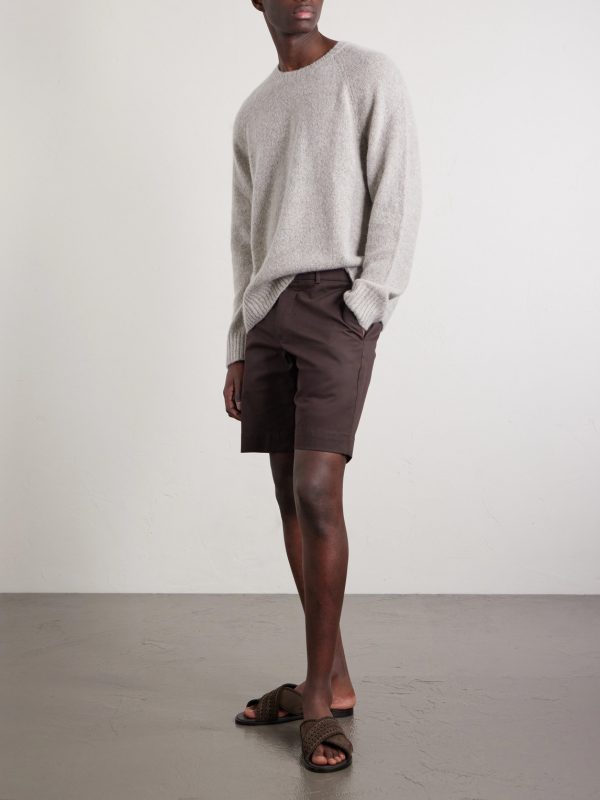 Slim-Fit Cotton-Blend Gabardine Chino Shorts - OU