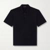 Cotton and Silk-Blend Jersey Polo Shirt