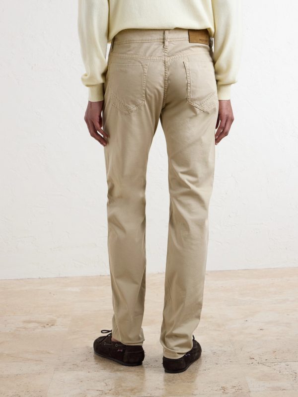 Slim-Fit Stretch Cotton-Blend Gabardine Trousers - BK Slim-Fit Stretch Cotton-Blend Gabardine Trousers - BK