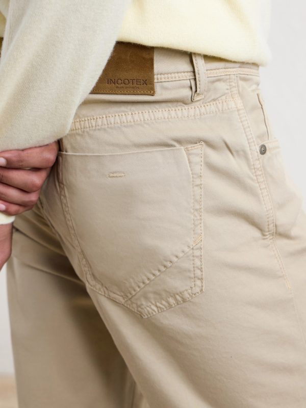Slim-Fit Stretch Cotton-Blend Gabardine Trousers - CU Slim-Fit Stretch Cotton-Blend Gabardine Trousers - CU
