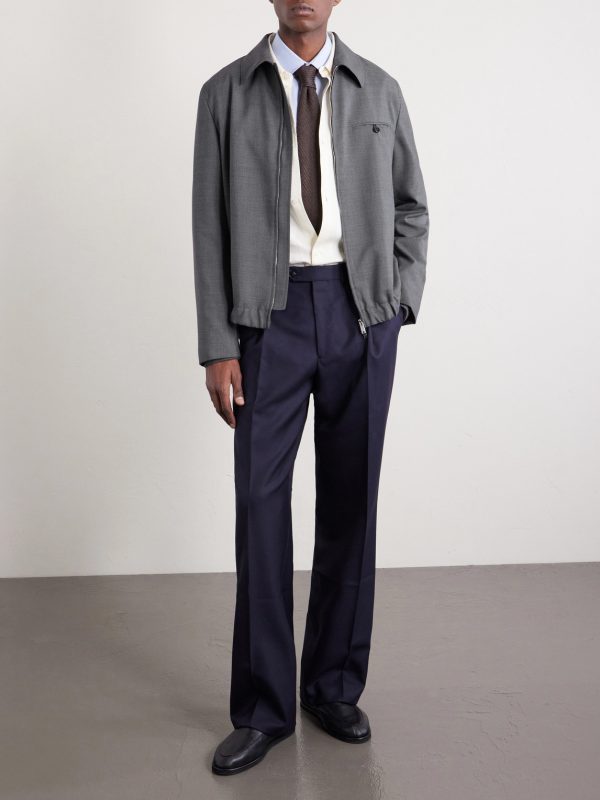 Wool-Canvas Blouson Jacket - OU