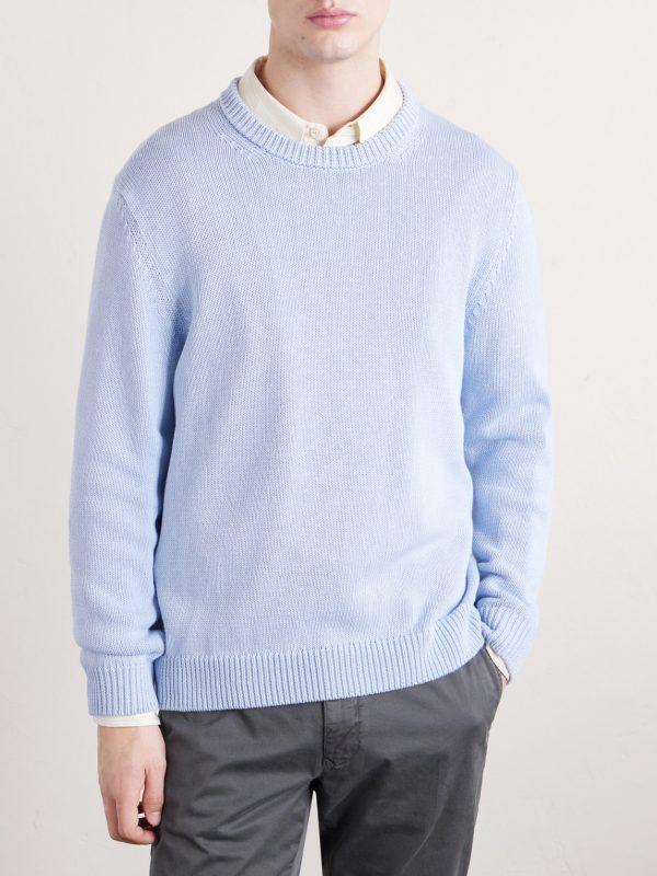 Slim-Fit Cotton Sweater - FR Slim-Fit Cotton Sweater - FR