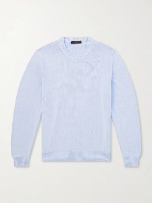 Slim-Fit Cotton Sweater