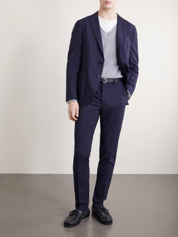 Wool-Blend Suit Jacket - OU Wool-Blend Suit Jacket - OU