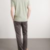 Slim-Fit Tapered Stretch-Cotton Gabardine Trousers - BK