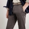Slim-Fit Tapered Stretch-Cotton Gabardine Trousers - E1