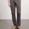 Slim-Fit Tapered Stretch-Cotton Gabardine Trousers - FR