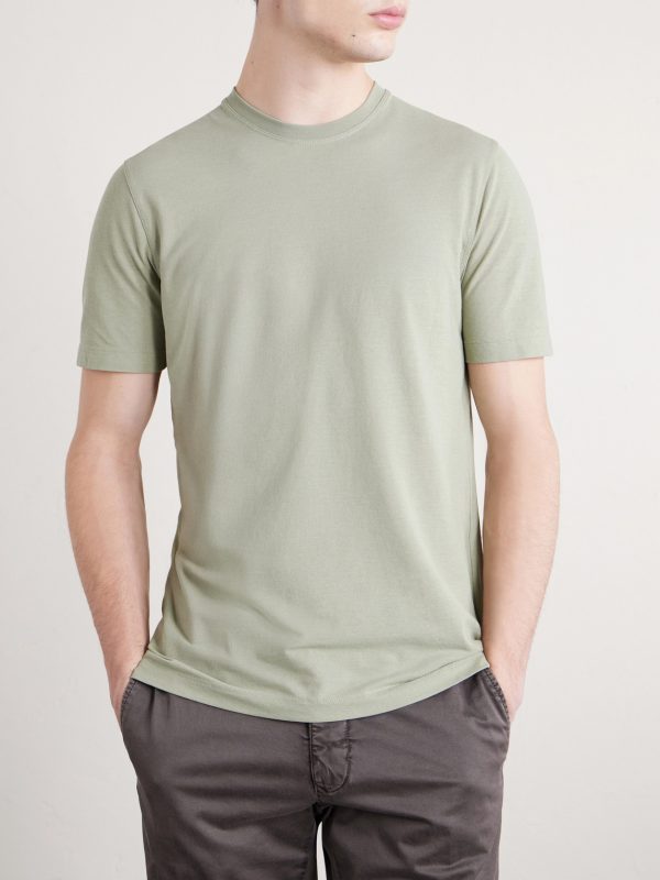 Slim-Fit Cotton-Jersey T-Shirt - FR