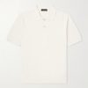 Slim-Fit Cotton-Blend Terry Polo Shirt Slim-Fit Cotton-Blend Terry Polo Shirt