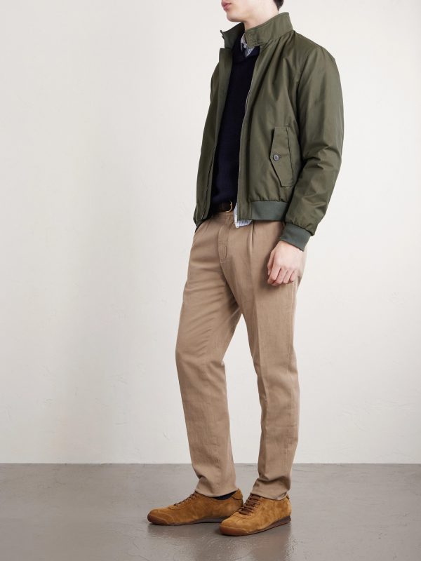 Cotton-Blend Bomber Jacket - OU Cotton-Blend Bomber Jacket - OU