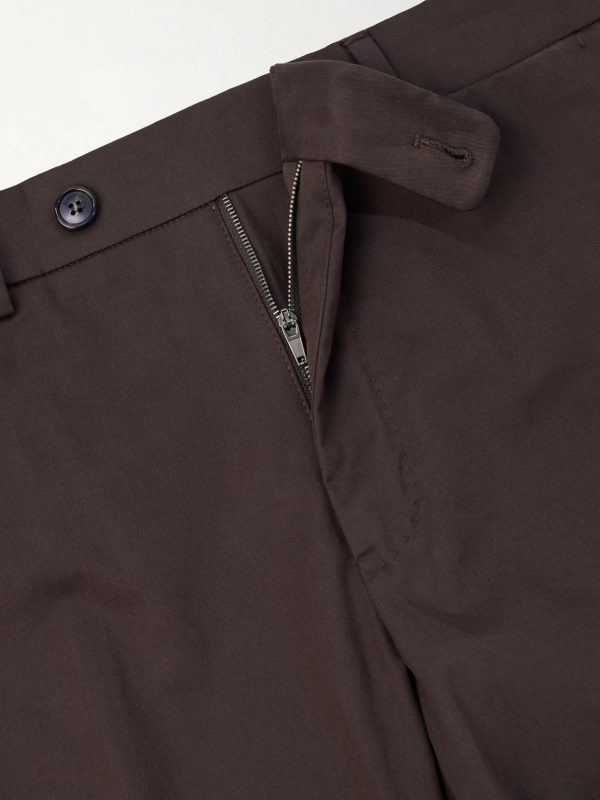 Tapered Stretch-Cotton Trousers - E1 Tapered Stretch-Cotton Trousers - E1