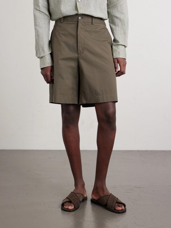 Ribstop Cotton-Blend Shorts - FR Ribstop Cotton-Blend Shorts - FR