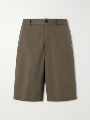 Ribstop Cotton-Blend Shorts