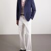 Cotton-Blend Suit Jacket - OU Cotton-Blend Suit Jacket - OU