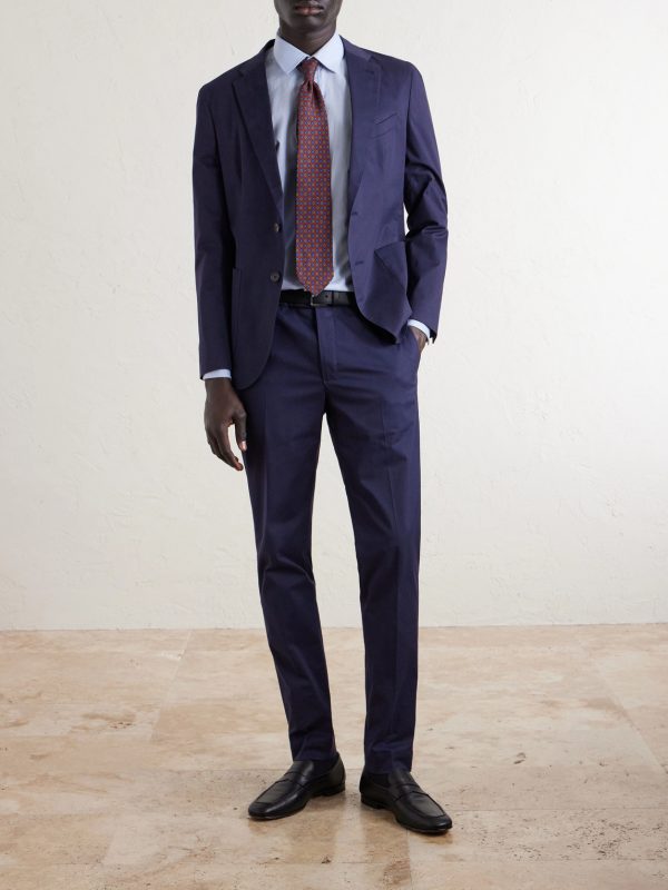 Cotton-Blend Suit Jacket - OU2 Cotton-Blend Suit Jacket - OU2