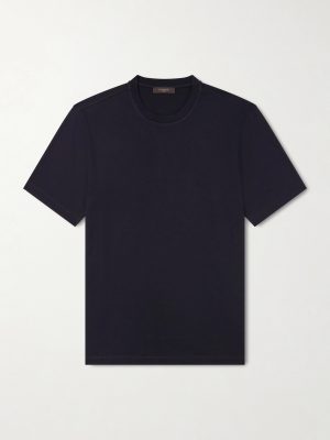 Cotton and Silk-Blend Jersey T-Shirt Cotton and Silk-Blend Jersey T-Shirt
